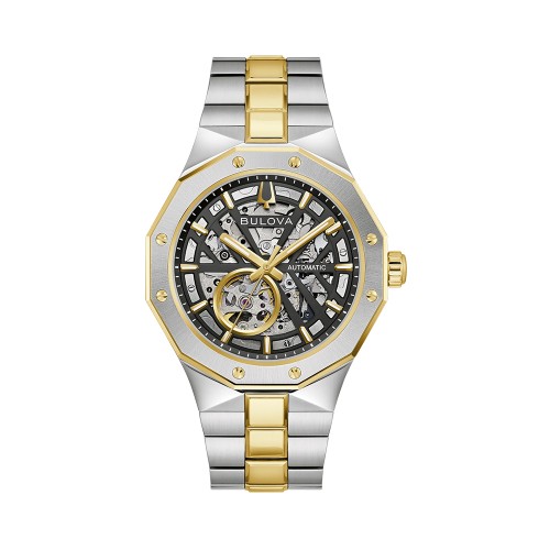 Đồng Hồ Nam Bulova Prestige Automatic Skeleton 98A339 42mm