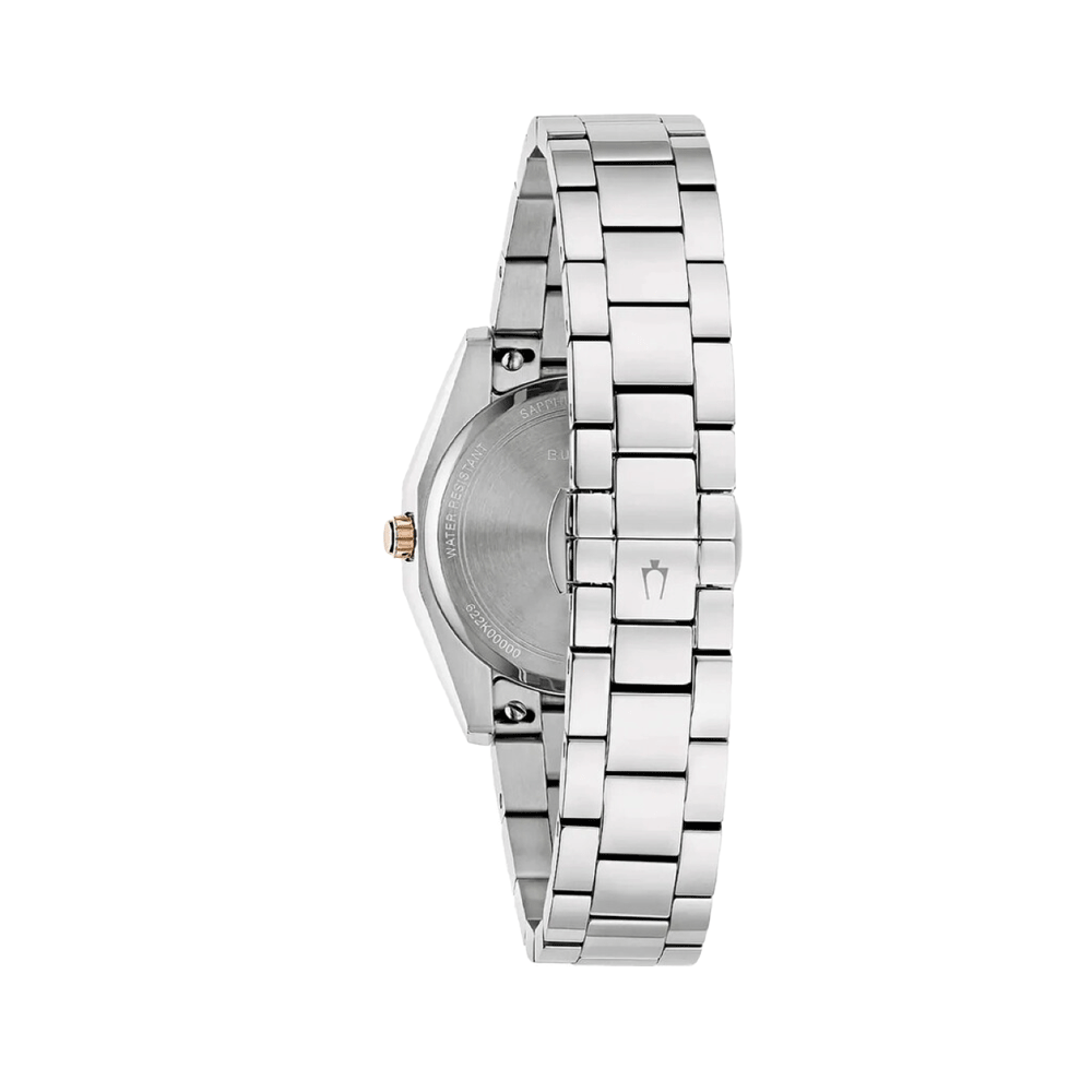 Đồng hồ nữ Bulova Classic Surveyor Quartz White Dial 98L337 8.0mm