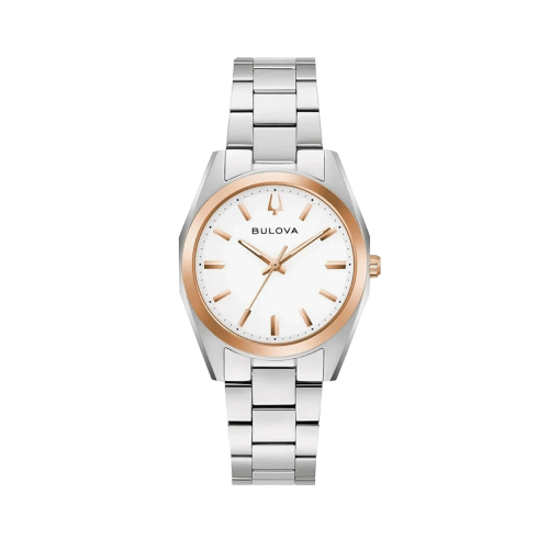 Đồng hồ nữ Bulova Classic Surveyor Quartz White Dial 98L337 8.0mm
