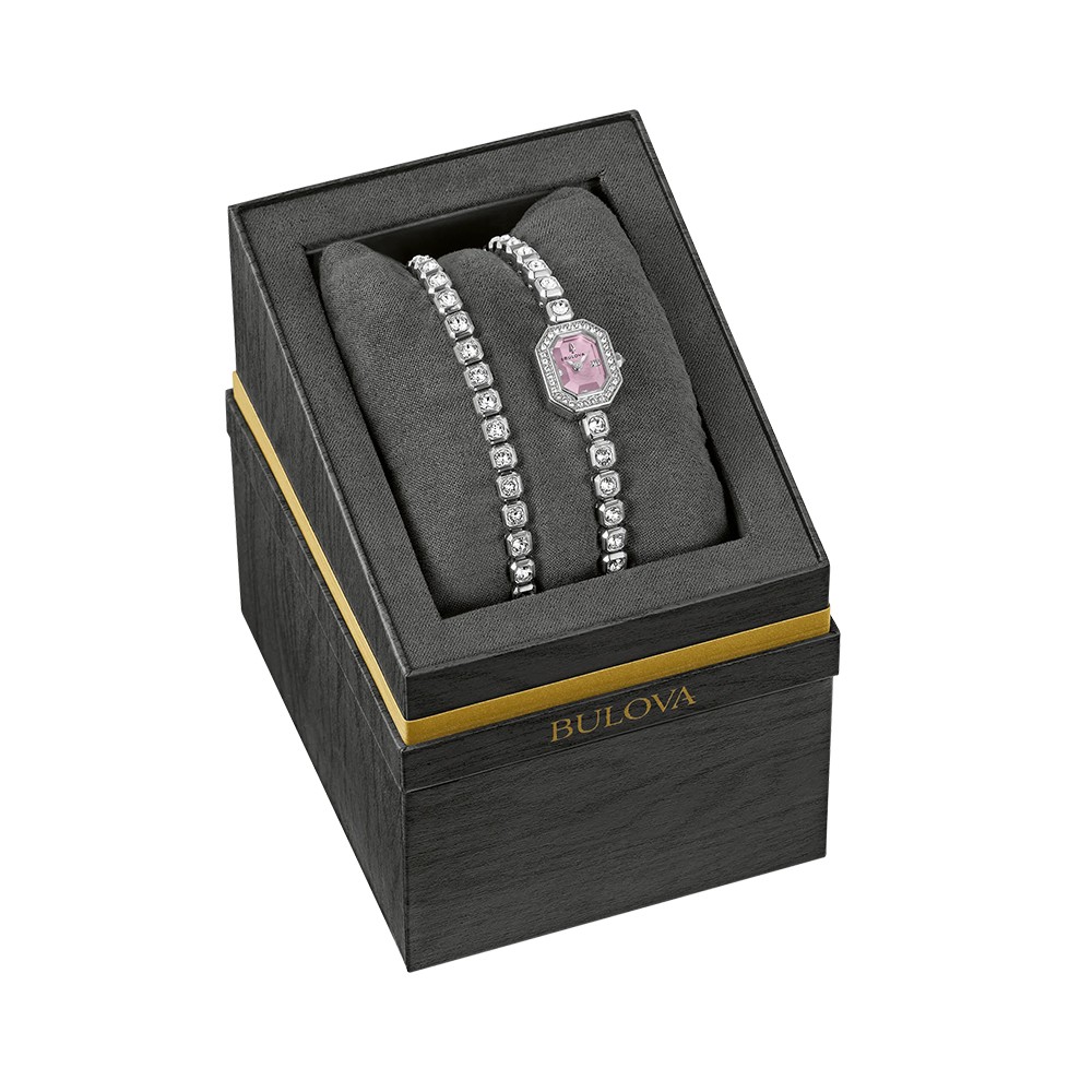 Đồng Hồ Nữ Bulova Crystal Box Set 96X168 15mm