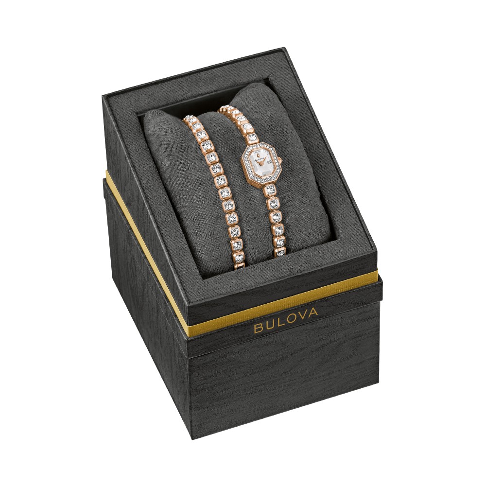 Đồng Hồ Nữ Bulova Crystal Box Set 98X144 15mm