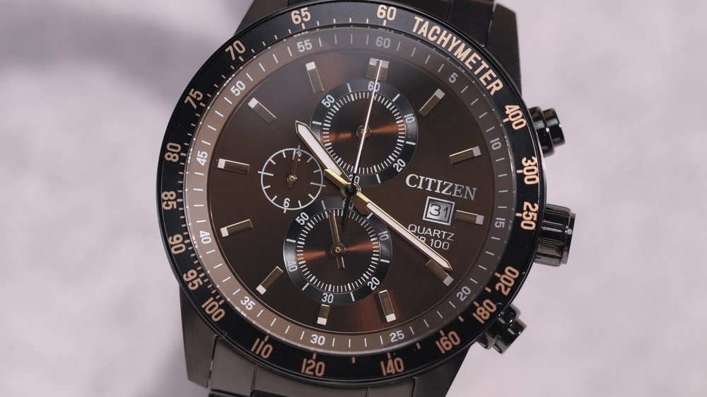 Đồng hồ Citizen AN3605-55X - Bộ nút bấm Chronograph đầy “uy lực”