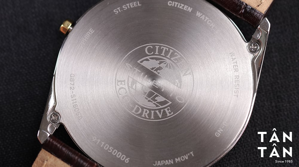 Đồng hồ Citizen AR3074-03A - Mặt sau đồng hồ tỉ mỉ, chất lượng