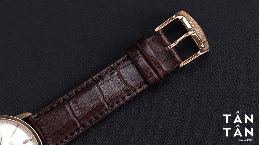 Đồng hồ Citizen BM7463-12A - Dây da dập vân cá sấu thời thượng