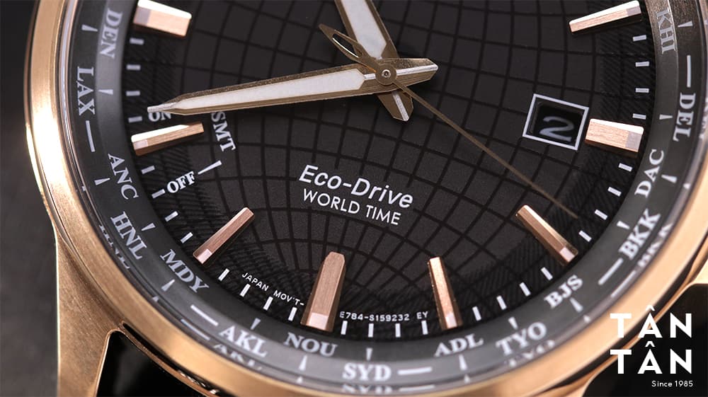 Đồng hồ Citizen BX1008-12E - Chức năng World-time với 26 múi giờ trải dài trên toàn thế giới