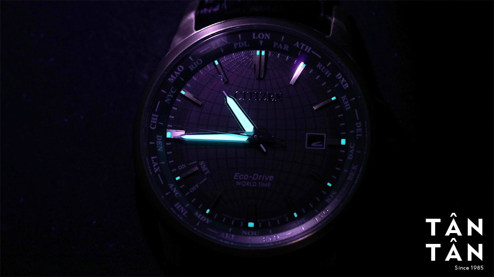 Đồng hồ Citizen BX1008-12E - Kim và cọc số phủ dạ quang thuận tiện xem giờ trong điều kiện thiếu sáng