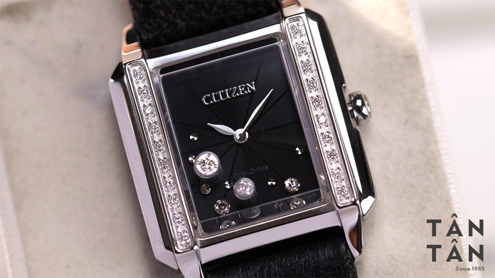 Đồng hồ Citizen EG7061-15E Mặt kính Sapphire đính kim cương cao cấp