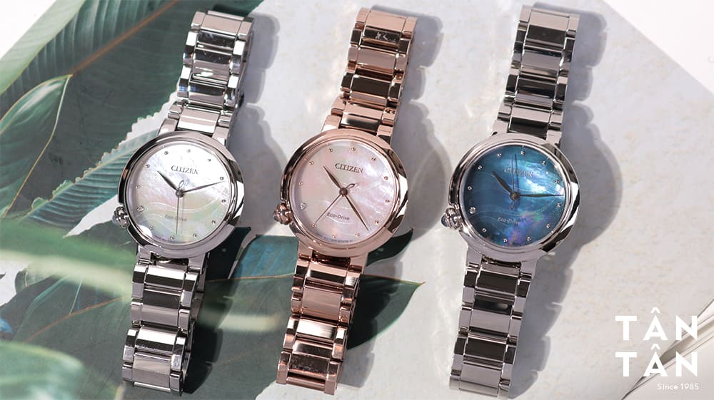 Đồng hồ Citizen EM0910-80N - Citizen EM0910-80N có ba phiên bản màu để chọn lựa