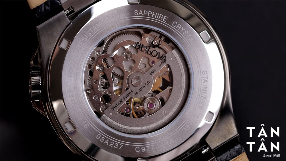Đồng hồ Bulova 98A237 - Bulova 98A237 sử dụng bộ máy Miyota chất lượng