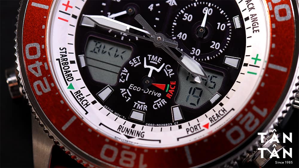 Đồng hồ Citizen JR406-18E - Bộ máy Eco-Drive độc quyền, bền bỉ