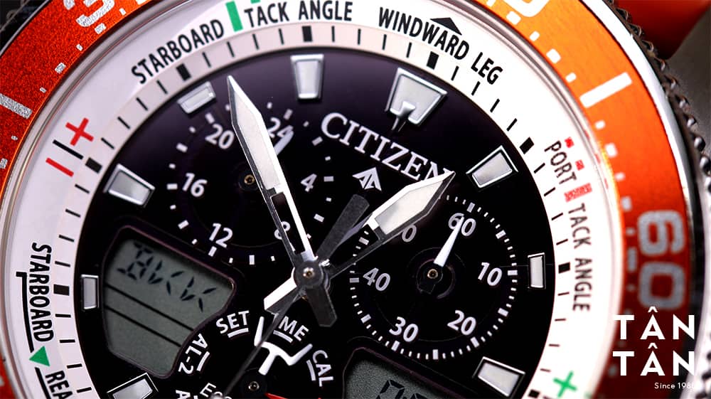 Đồng hồ Citizen JR406-18E Mặt kim số hiển thị giờ chuẩn xác