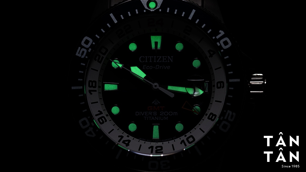 Đồng hồ Citizen BJ7111-86L - Bộ kim và cọc giờ phủ dạ quang của Citizen BJ7111-86L
