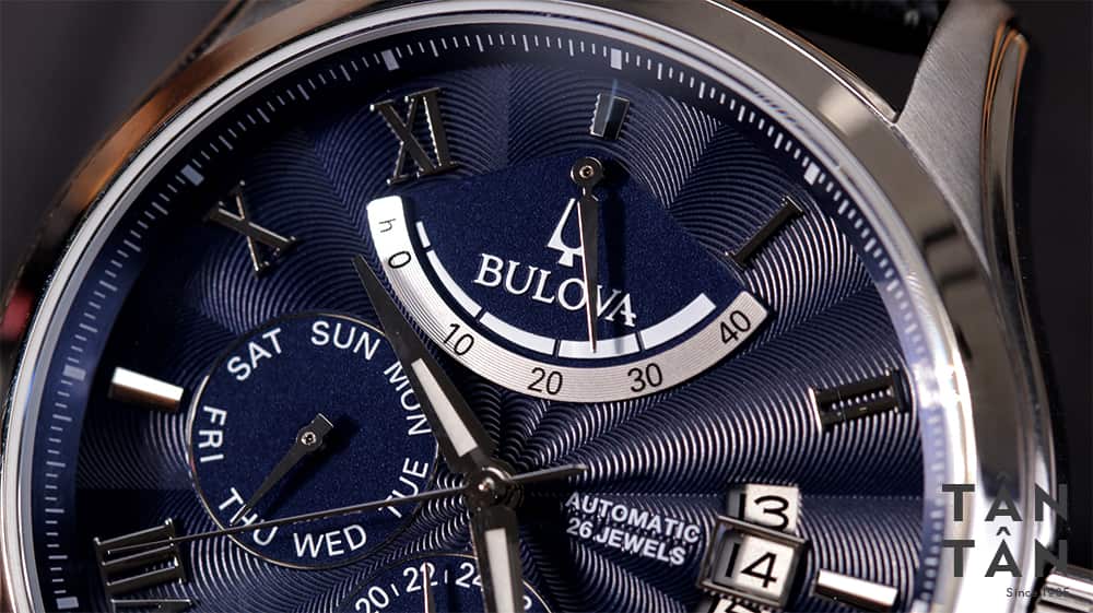 Đồng hồ Bulova 96C142 - Chức năng Power Reserve tiện lợi rất ít khi xuất hiện trên các mẫu đồng hồ cơ