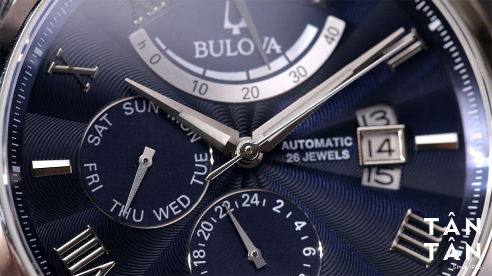 Đồng hồ Bulova 96C142 - Bộ kim dạng lưỡi kiếm thanh lịch nhưng không kém phần mạnh mẽ