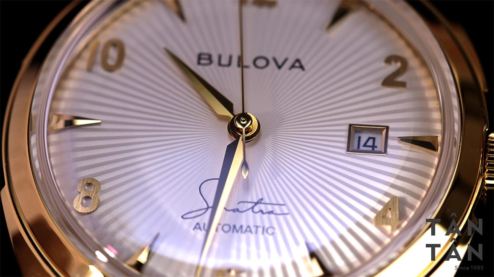 Đồng hồ Bulova 97B196 - Vân gấp nét đồng tâm độc đáo, tinh tế