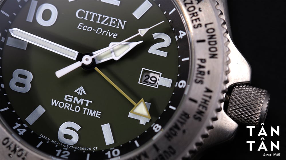 Đồng hồ Citizen BJ7100-23X - Bộ máy Eco-drive độc quyền, bền bỉ