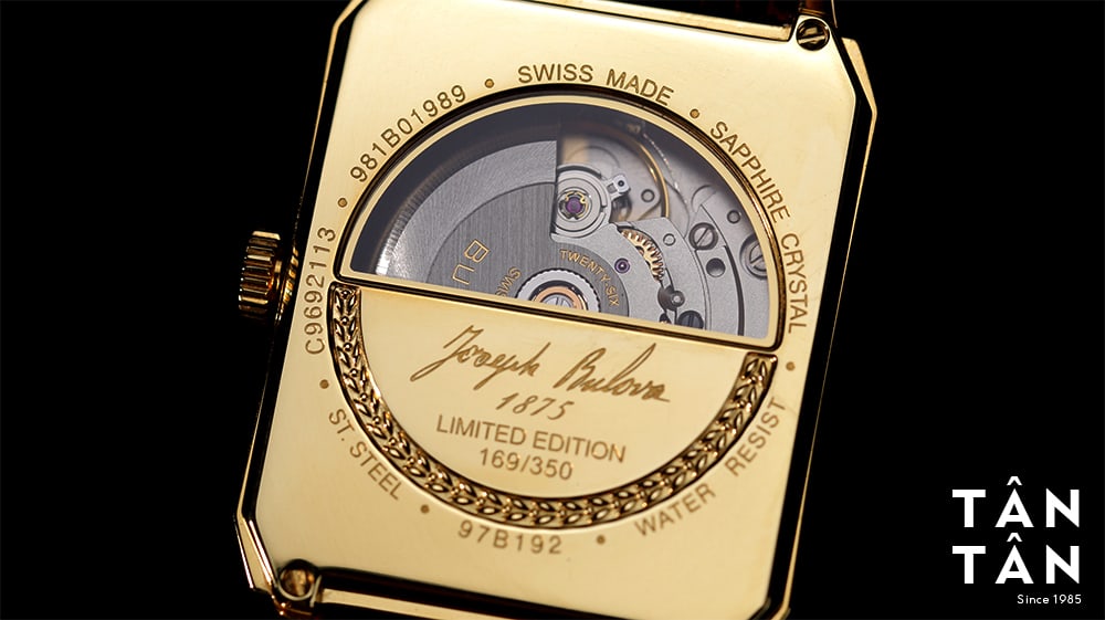 Đồng hồ Bulova 97B192 - Mặt sau tiết lộ nhiều chi tiết