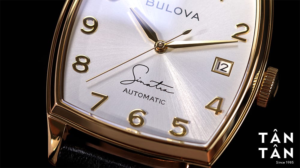 Đồng hồ Bulova 97B197 - Chữ ký của Sinatra trên mặt số Sunray tuyệt đẹp