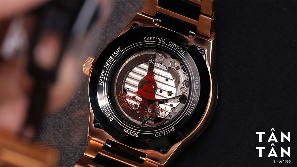 Đồng hồ Bulova 98A236 - Bộ máy Caliber 82S7 của Bulova 98A236