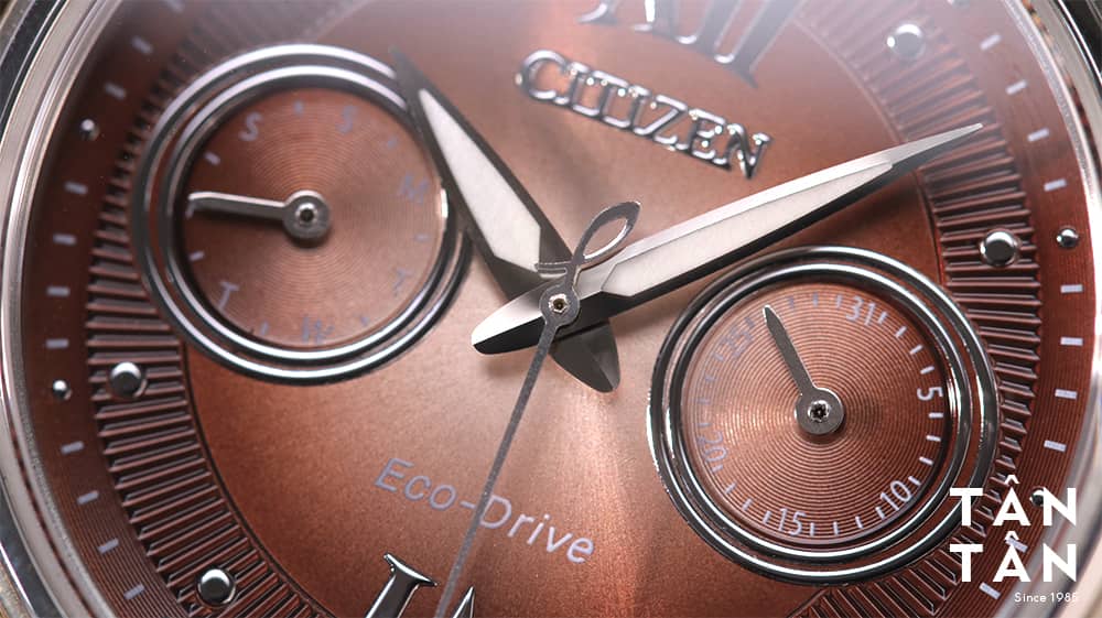 Đồng hồ Citizen FD4007-51W Các ô dial phụ và bộ kim đặc trưng của BST Citizen L
