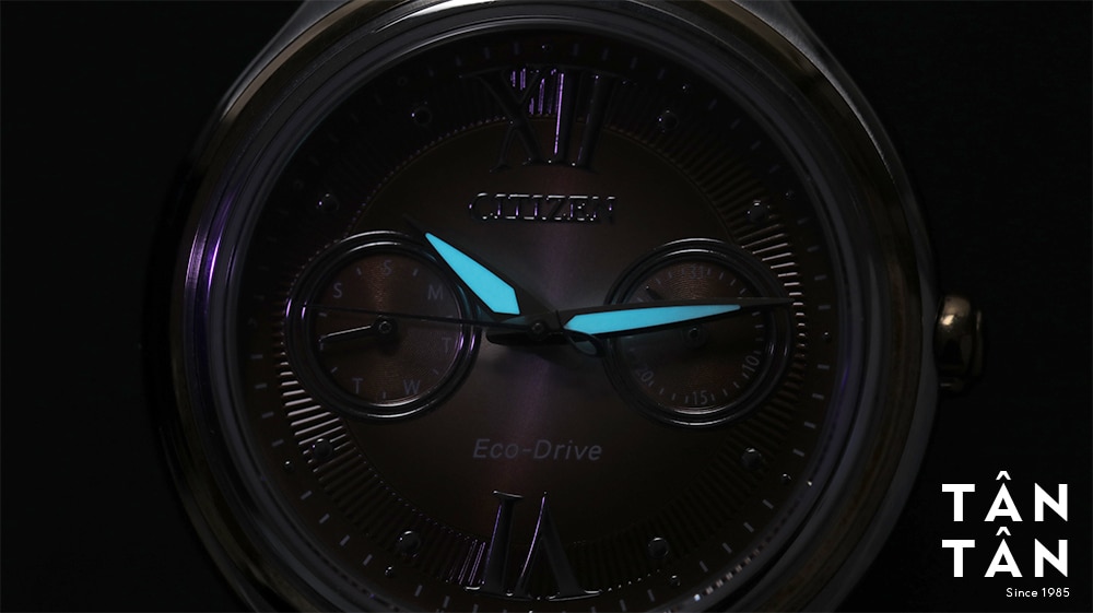 Đồng hồ Citizen FD4007-51W Kim giờ và kim phút được phủ dạ quang tiện lợi