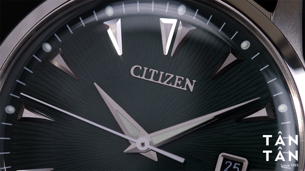 Đồng hồ Citizen NK0001-25X - Bộ kim Dauphine sang trọng cùng cọc số tam giác nổi khối