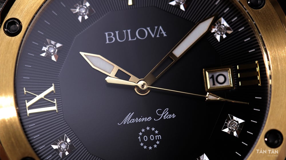 Đồng hồ Bulova 98D175 - Bộ kim hình kiếm mạnh mẽ, cứng cáp 