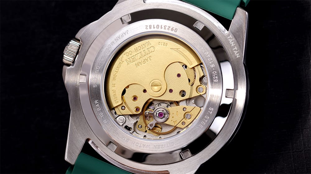 Đồng hồ Citizen NJ0129-10X - Bộ máy Automatic Caliber 8210 vận hành mạnh mẽ chính xác