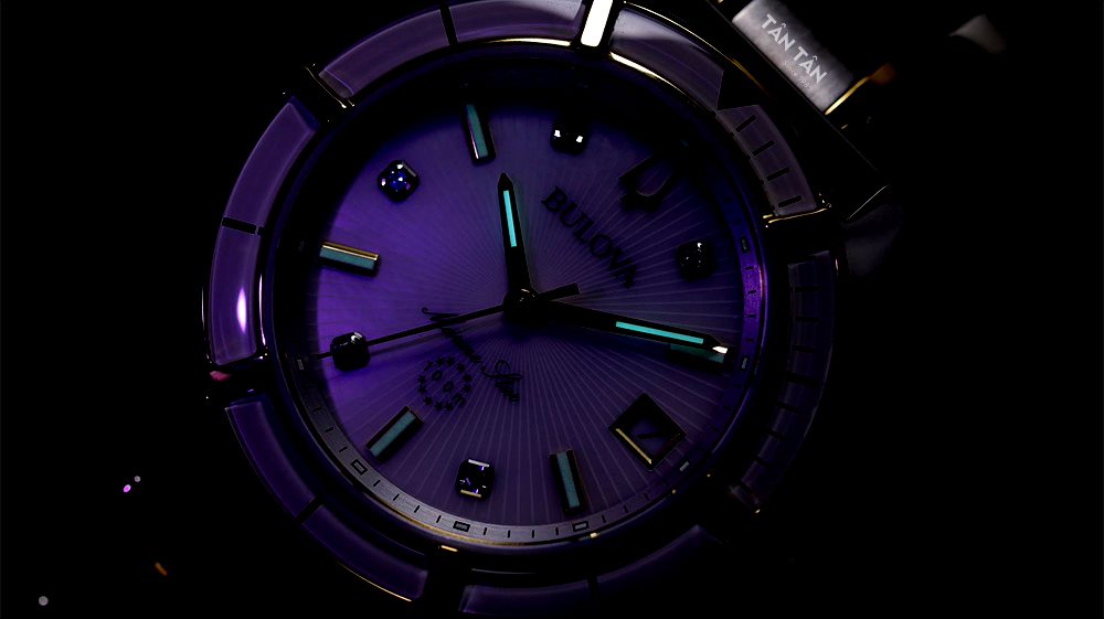 Đồng hồ Bulova 98P186 - Bộ kim chính phủ dạ quang tiện lợi 