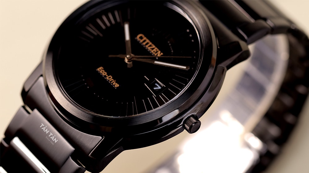 Đồng hồ Citizen AW1217-83E - Bộ vỏ đồng hồ thiết kế dạng hai tầng