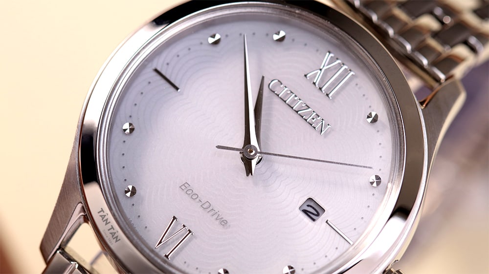 Đồng hồ Citizen EW2530-87A - Mặt số họa tiết hình bông hoa đẹp mắt