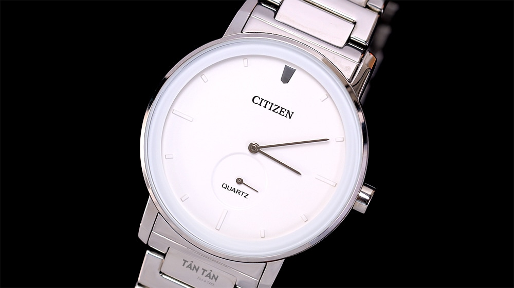 Đồng hồ Citizen BE9180-52A Thiết kế mặt số trắng tinh khôi