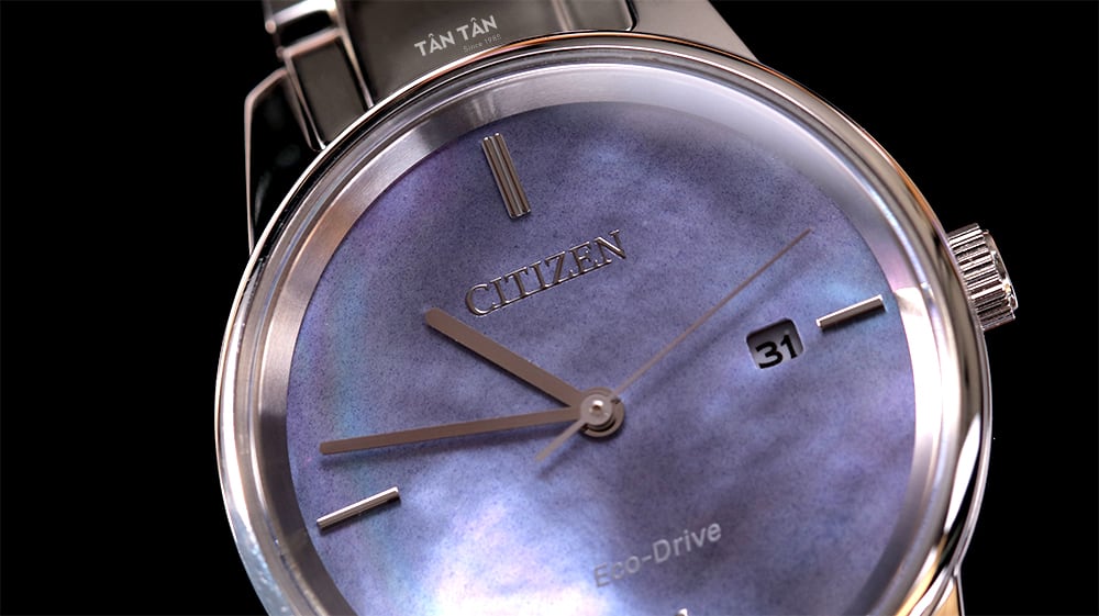 Đồng hồ Citizen EW2590-85N - Logo Citizen tại vị trí 12 giờ