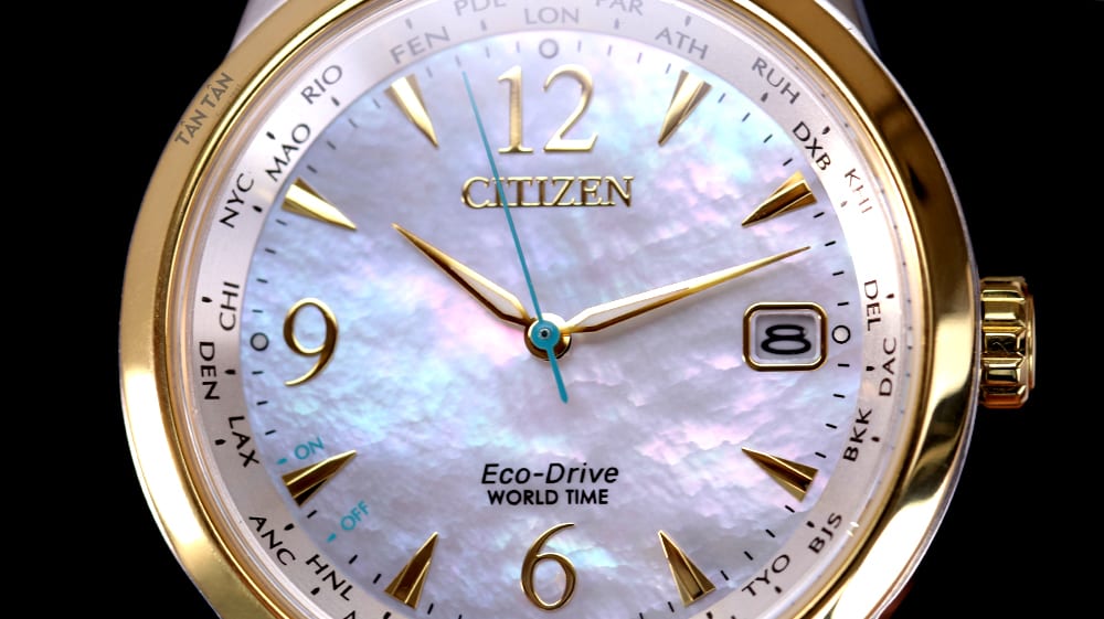 Đồng hồ Citizen FC8008-88D Thiết kế mặt số đồng hồ Citizen FC8008-88D