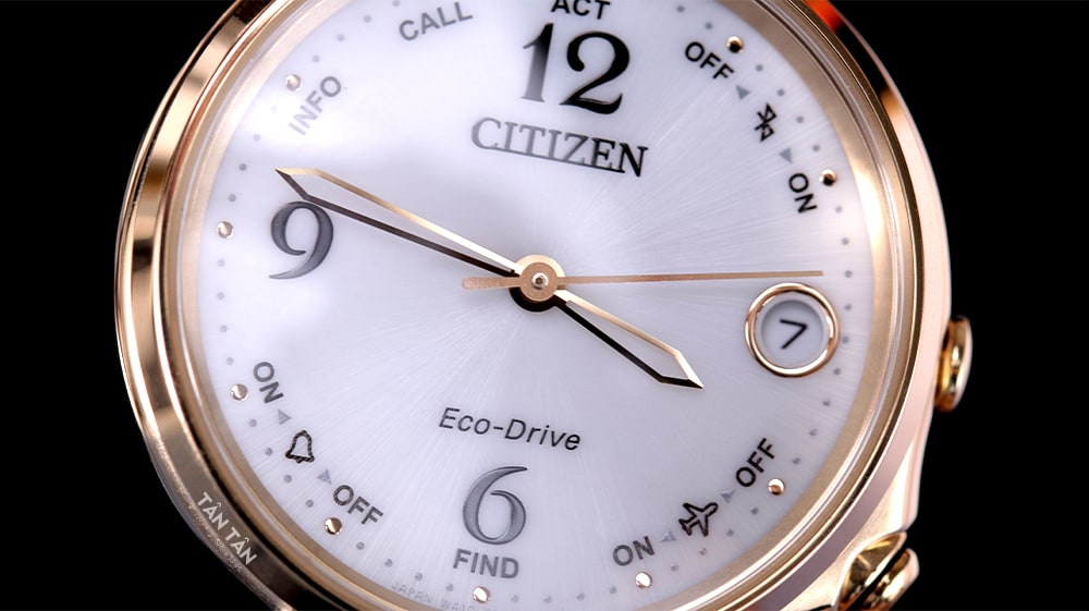Đồng hồ Citizen EE4022-16A - Các chi tiết trên mặt số đồng hồ được làm với độ hoàn thiện cao