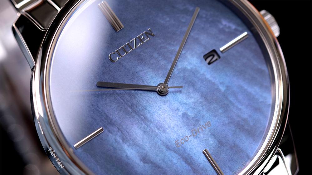 Đồng hồ Citizen BM 7520-88N - Mặt số khảm xà cừ độc đáo với màu sắc nam tính