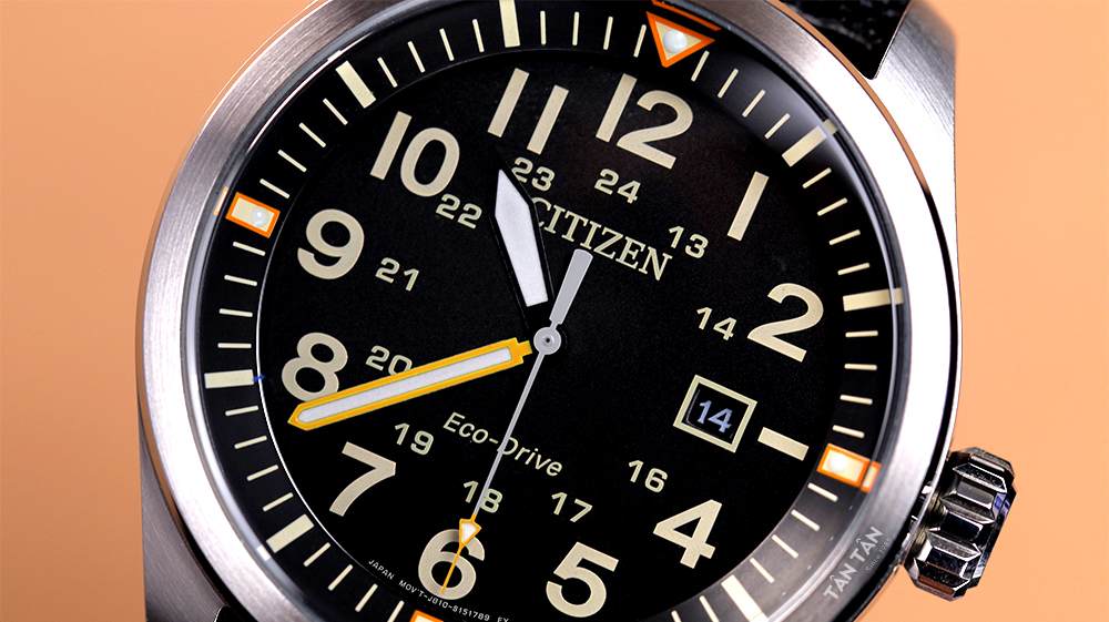 Đồng hồ Citizen AW5000-24E - Trang bị bộ máy eco-drive độc quyền