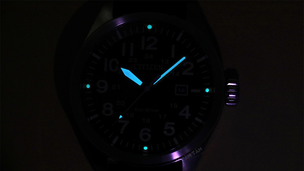 Đồng hồ Citizen AW5000-24E Bộ kim có hiển thị dạ quang