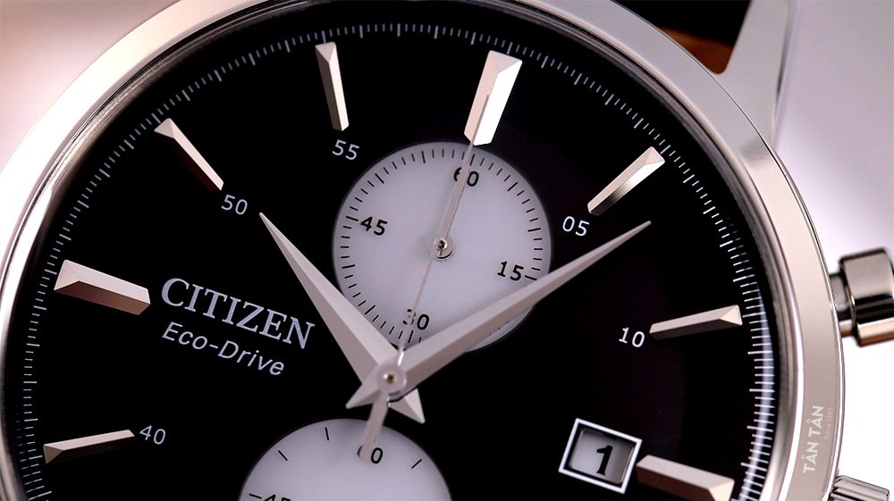 Đồng hồ Citizen CA7061-18E Bộ kim dauphine sang trọng với độ bắt sáng cao