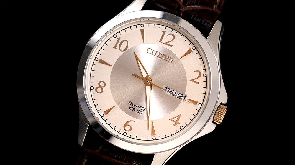 Đồng hồ Citizen BF2009-29X Thiết kế mặt số kiểu Classic với các chi tiết hoàn thiện tỉ mỉ