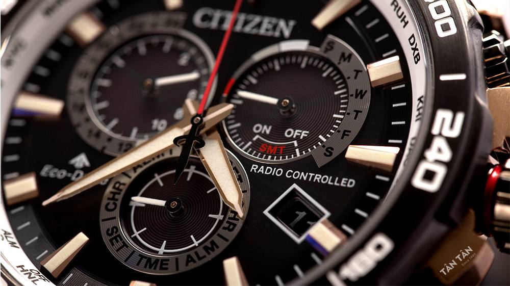 Đồng hồ Citizen CB5038-14E - Radio control tính năng đặc biệt của đồng hồ Citizen