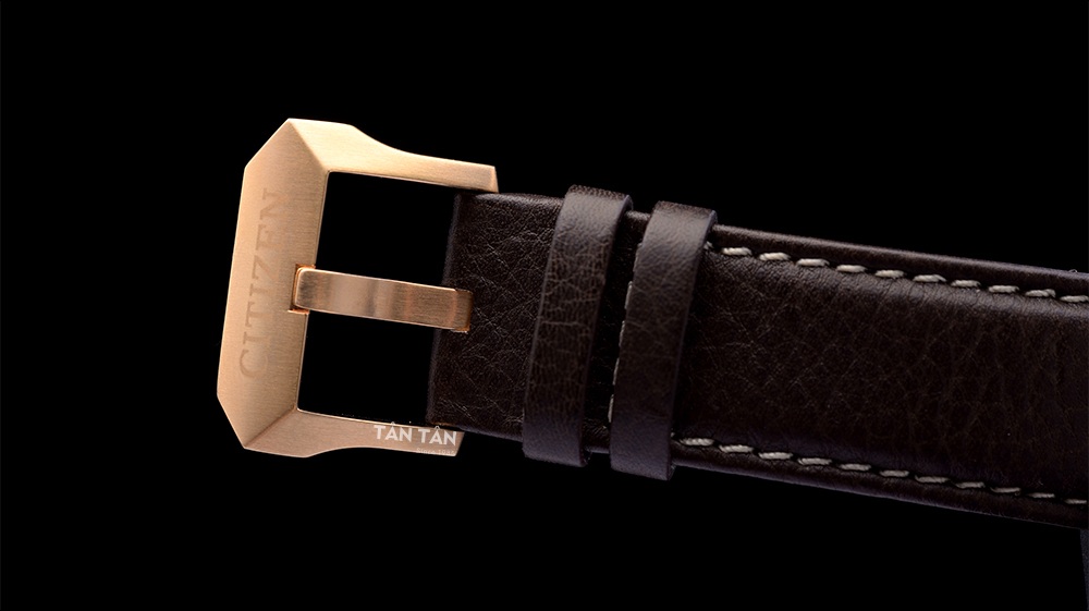 Đồng hồ Citizen CB5038-14E - Đồng hồ trang bị dây da màu nâu phù hợp với tổng thể