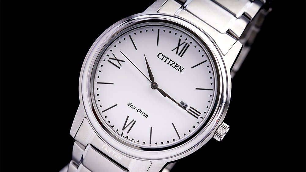 Đồng hồ Citizen AW1670-82A - Mặt số trắng sáng với các chi tiết được thiết kế đơn giản
