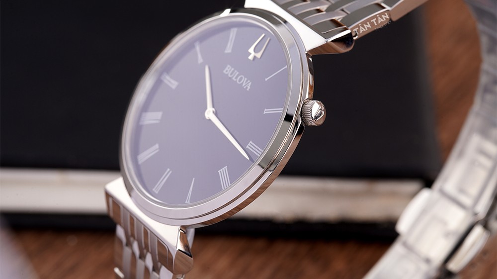 Đồng hồ Bulova 96A233 - Bộ vỏ thép không gỉ thiết kế mỏng được đánh bóng sang trọng