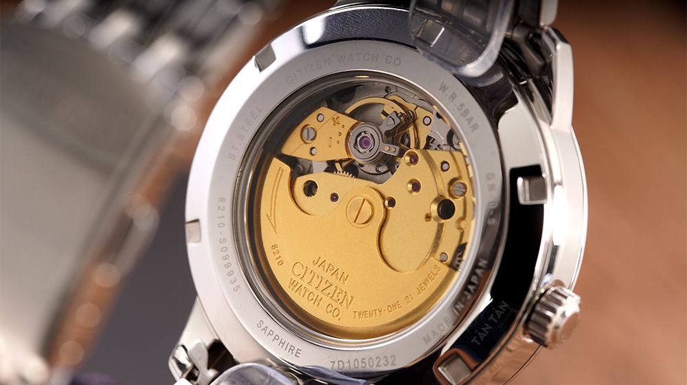 Đồng hồ Citizen NJ0080-50E - Bộ máy Automatic Miyota 8210 tinh xảo, bền bỉ