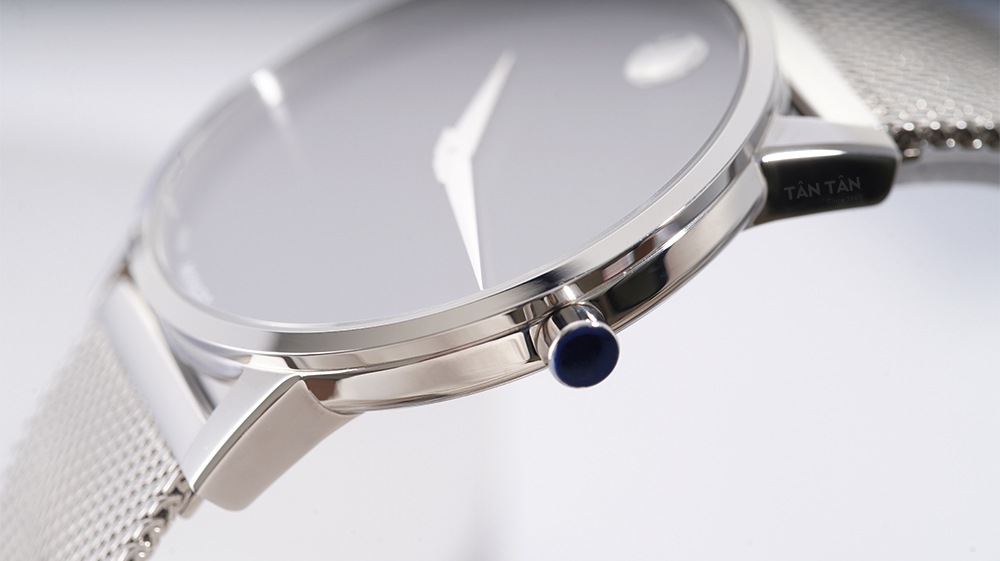 Đồng hồ Movado 0607349 - Bộ vỏ và niềng bezel đánh bóng sang trọng của Movado 0607349