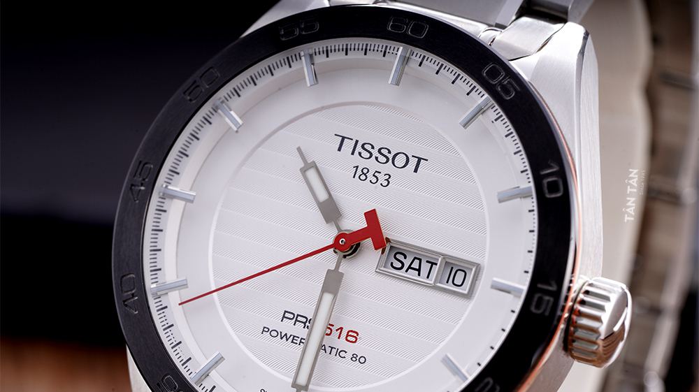 Đồng hồ Tissot PRS 516 T100.430.11.031.00 - Bộ kim mái chèo độc đáo của Tissot T100.430.11.031.00 