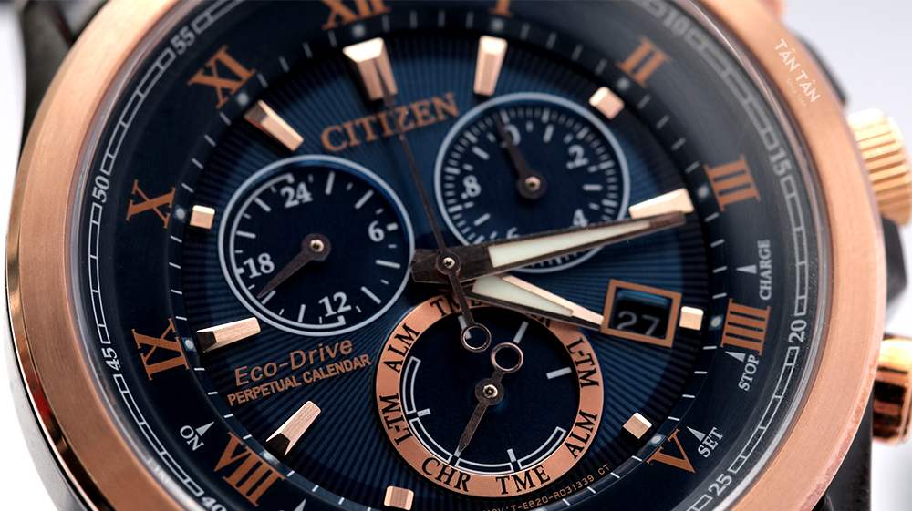 Đồng hồ Citizen BL5546-81L - Các chức năng được hiển thị trên mặt số Citizen BL5546-81L 