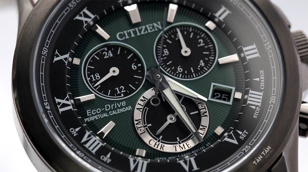 Đồng hồ Citizen BL5547-89X - Các chức năng được hiển thị trên mặt số Citizen BL5547-89X