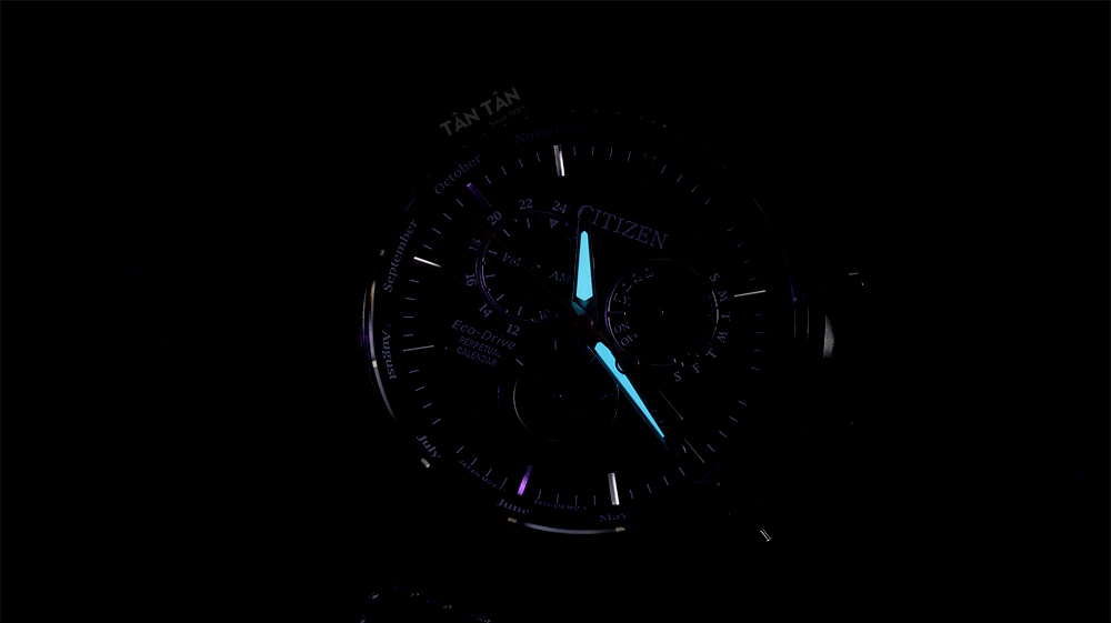 Đồng hồ Citizen BL8155-15E - Bộ kim dạ quang của Citizen BL8155-15E
